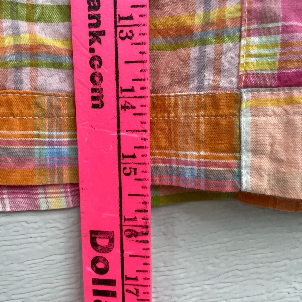 Cape Madras Multi Color Plaid Pink Print‎ Button Closure Preppy Skirt Size 2 XS - Picture 3 of 8